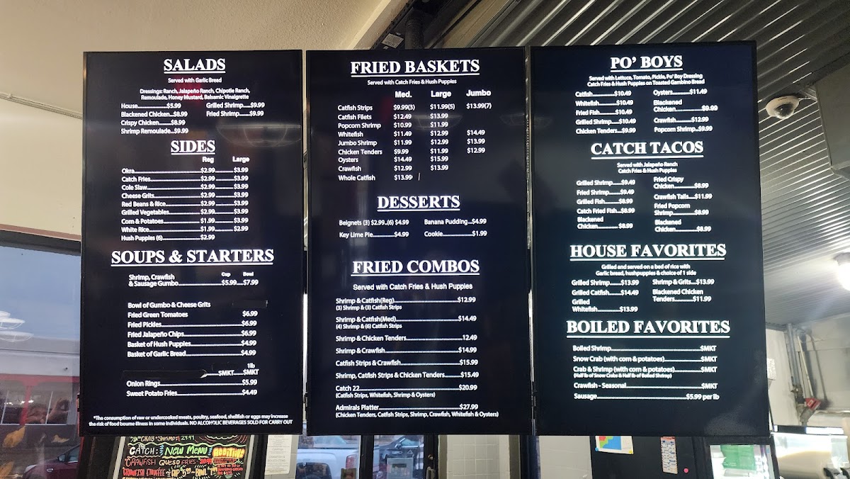 Menu - The Catch - Longview, Tx photo 1