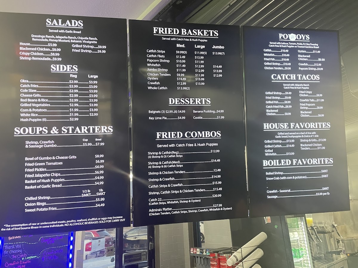 Menu - The Catch - Longview, Tx photo 2